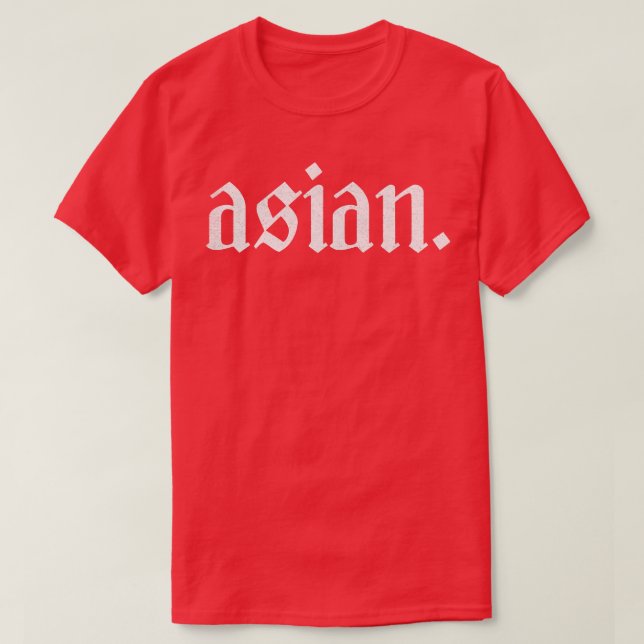T-shirt Conception de type Faded asiatique (Design devant)