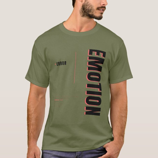 T-shirt Conception de typographie de technologie drôle d'é (Devant)