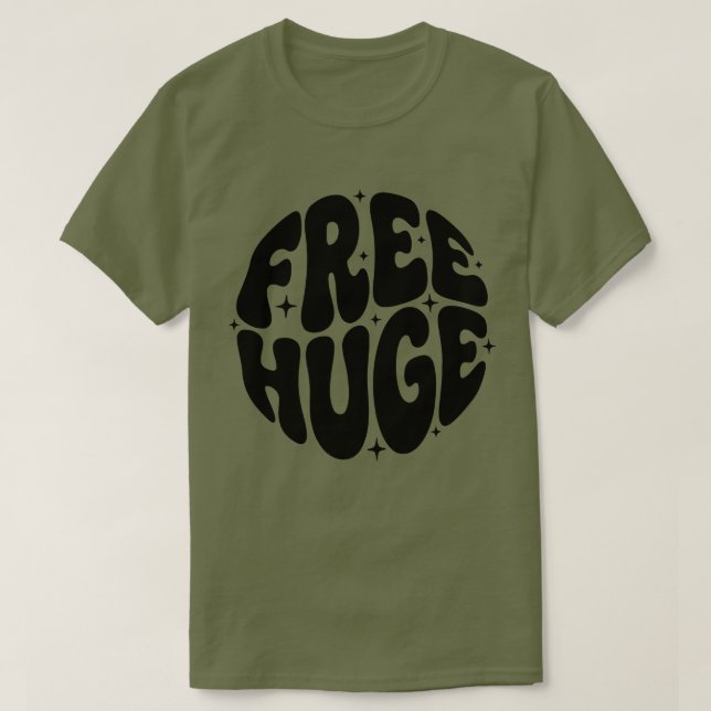 T-shirt Conception de typographie de texte énorme gratuit  (Design devant)