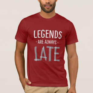 T-shirt Conception de typographie FunnySarcastic LegendsAl