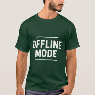 T-shirt Conception de typographie minimale en mode hors li