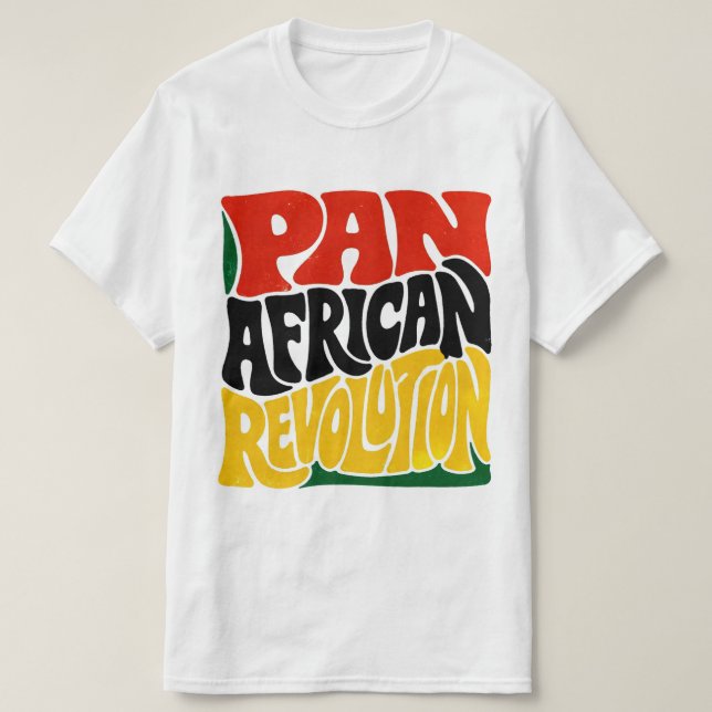 T-shirt Conception de typographie rétro de la révolution p (Design devant)