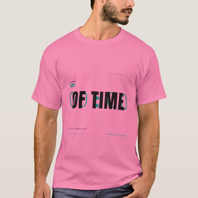 T-shirt Conception de Typographie Tech Hors du Temps (Devant)