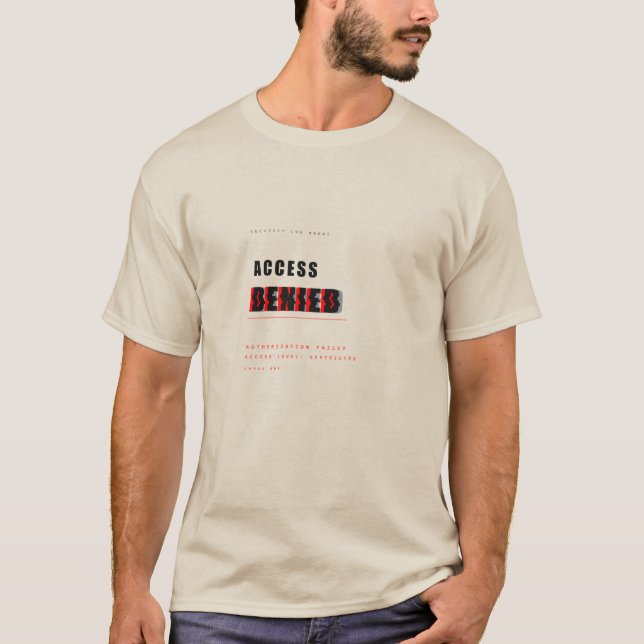 T-shirt Conception de typographie technologique drôle d'ac (Devant)
