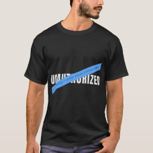 T-shirt Conception de typographie technologique non autori