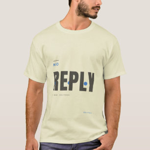 T-shirt Conception de typographie technologique sans répon