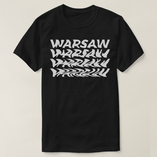T-shirt Conception de VARSOVIE (Design devant)