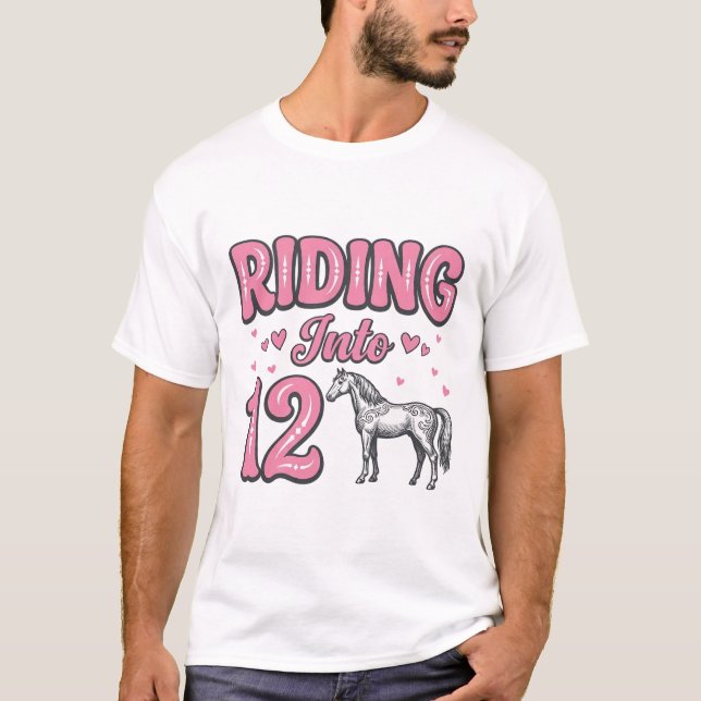 T-shirt Conception de vecteur de 12 ans de fête d'annivers (Devant)