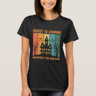 T-shirt Conception de vecteur de maison hantée par des fan