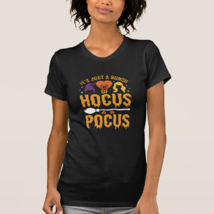 T-shirt Conception de vecteur de sorcière de Hocus Pocus H