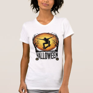 T-shirt Conception de vecteur vintage de planche à roulett