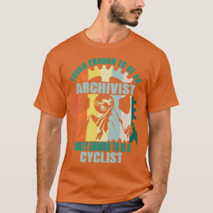 T-shirt Conception de vélo Archiviste