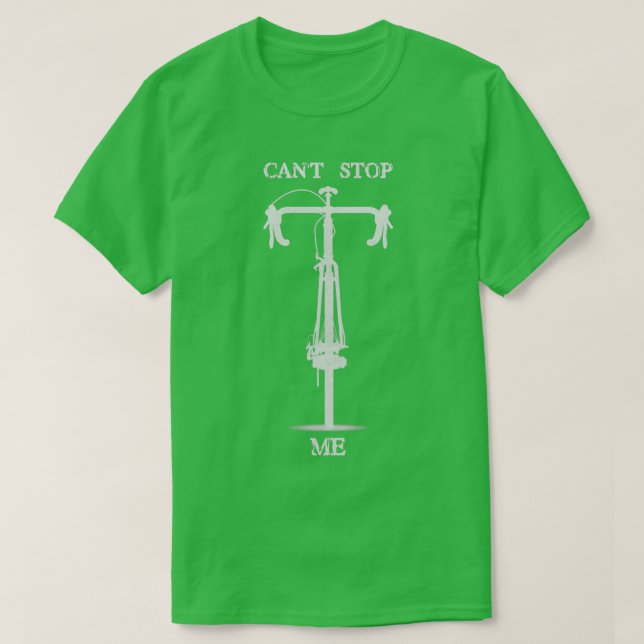 T-shirt Conception de vélo de route (Design devant)