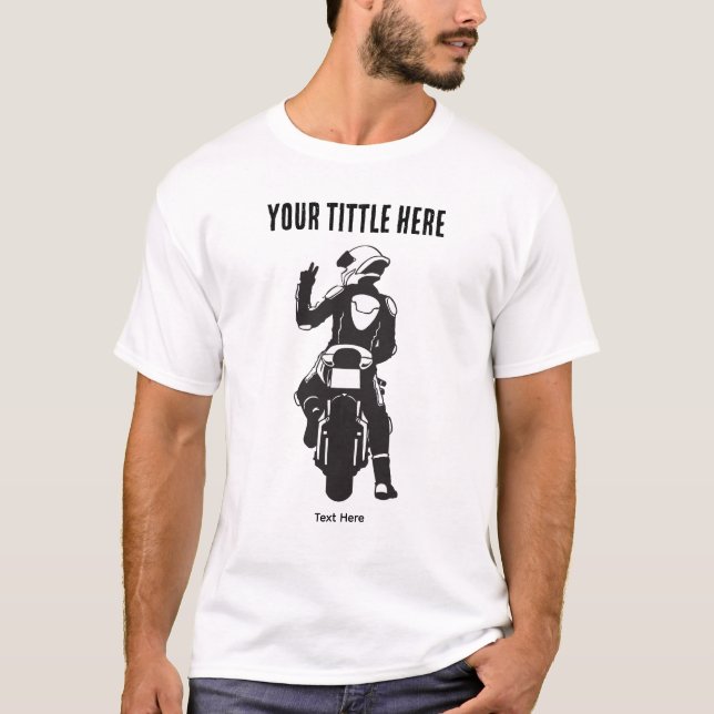 T-shirt Conception de vitesse et de liberté de conduite de (Devant)