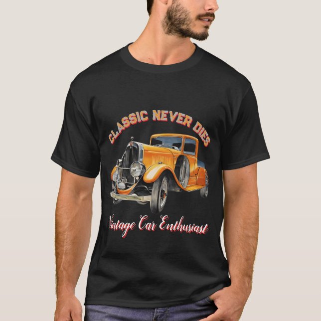 T-SHIRT CONCEPTION DE VOITURE CLASSIQUE (Devant)