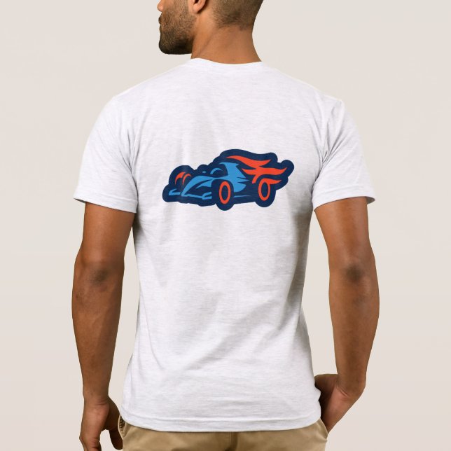 T-shirt Conception de voiture de sport moderne (Dos)