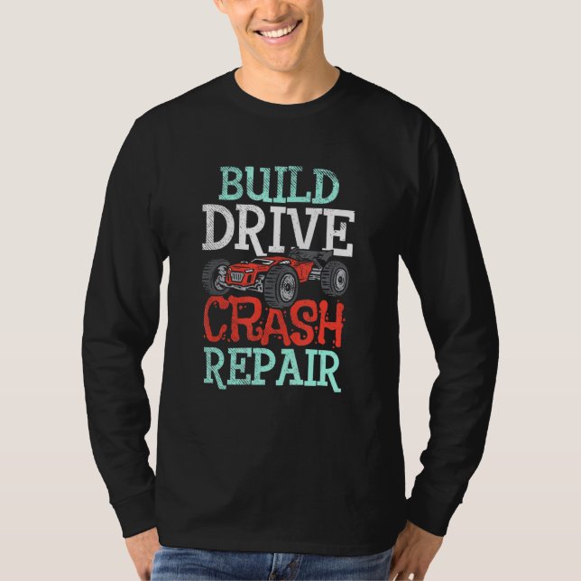 T-shirt Conception de voiture RC pour course RC - Construi (Devant)