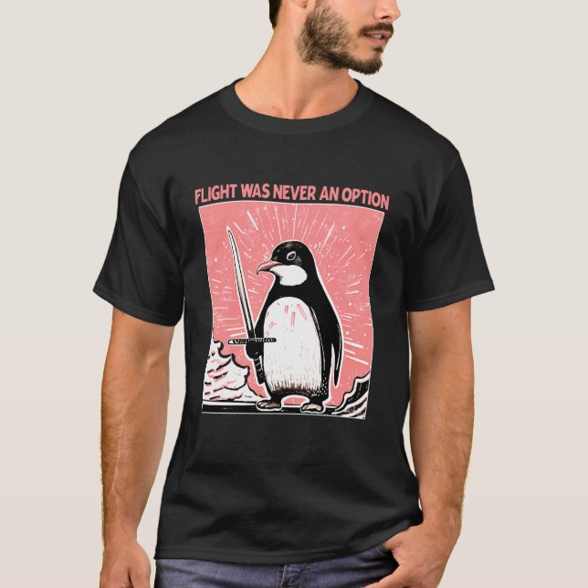 T-shirt Conception de vol n'était jamais une option (Devant)