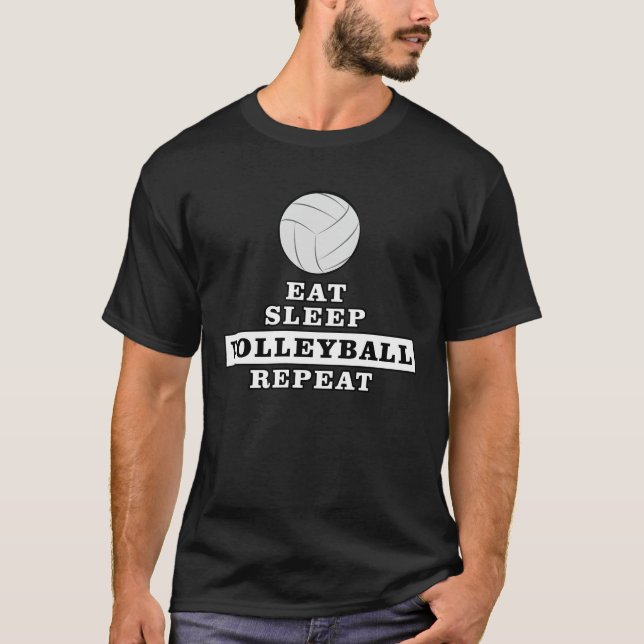 T-shirt Conception de volley-ball drôle (Devant)