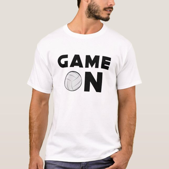 T-shirt Conception de volley-ball drôle (Devant)