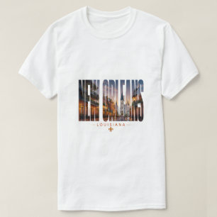 T-shirt Conception de voyage à La Nouvelle-Orléans en Loui