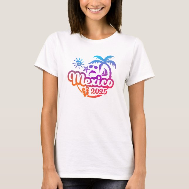 T-shirt Conception de voyage ou de vacances au Mexique 202 (Devant)