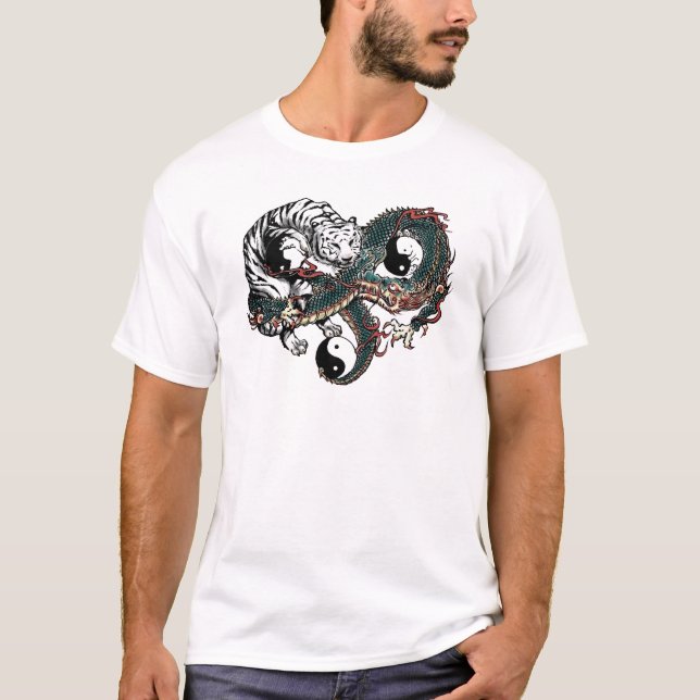 T-shirt Conception de Yin Yang (Devant)
