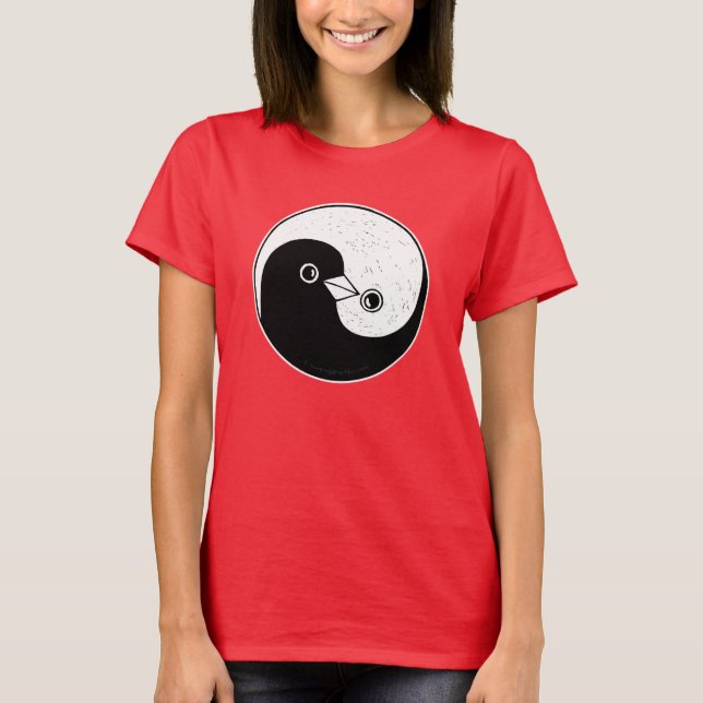 T-shirt Conception de Yin Yang de débardeur avec des (Devant)