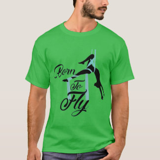 T-shirt Conception de Yoga Aérien Art de Yoga Aérien Équip
