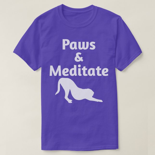 T-shirt Conception de yoga mignonne pour les pattes Amoure (Design devant)