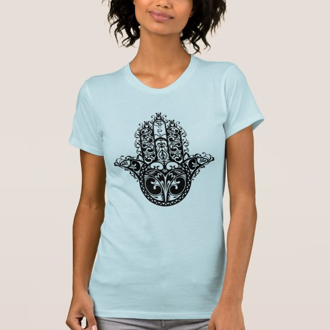 T-shirt Conception décorative de Hamsa (Devant)