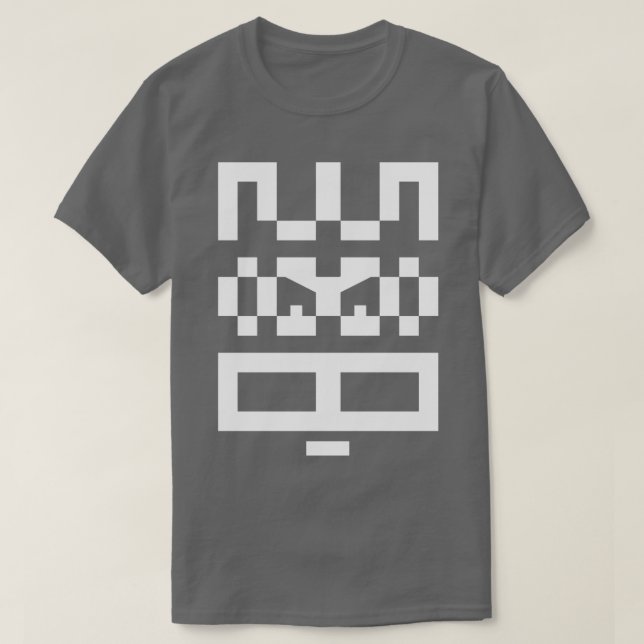 T-SHIRT CONCEPTION D'ENCRE BLANC KODEFACE 580 (Design devant)