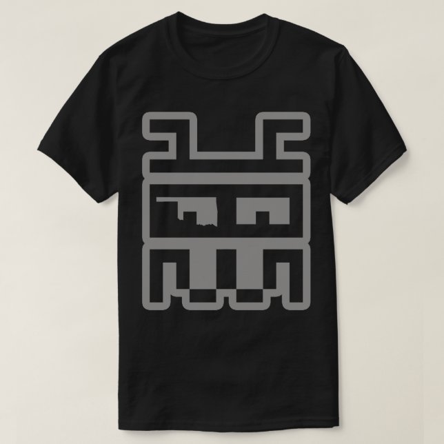 T-SHIRT CONCEPTION D'ENCRE GRAY KODEFACE 405 (Design devant)