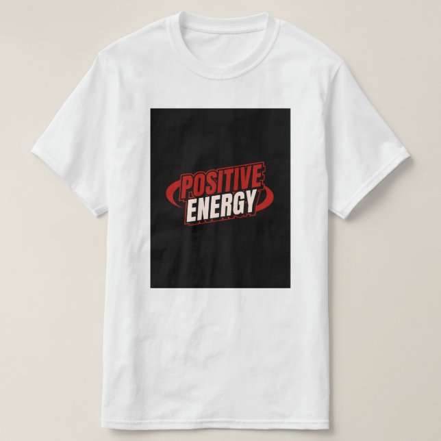 T-shirt Conception d'énergie positive. (Design devant)