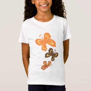 T-Shirt Conception d'enfants de bande dessinée de papillon