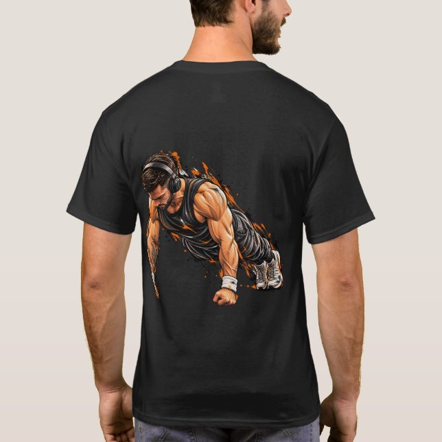 T-shirt Conception d'entraînement continue  (Dos)