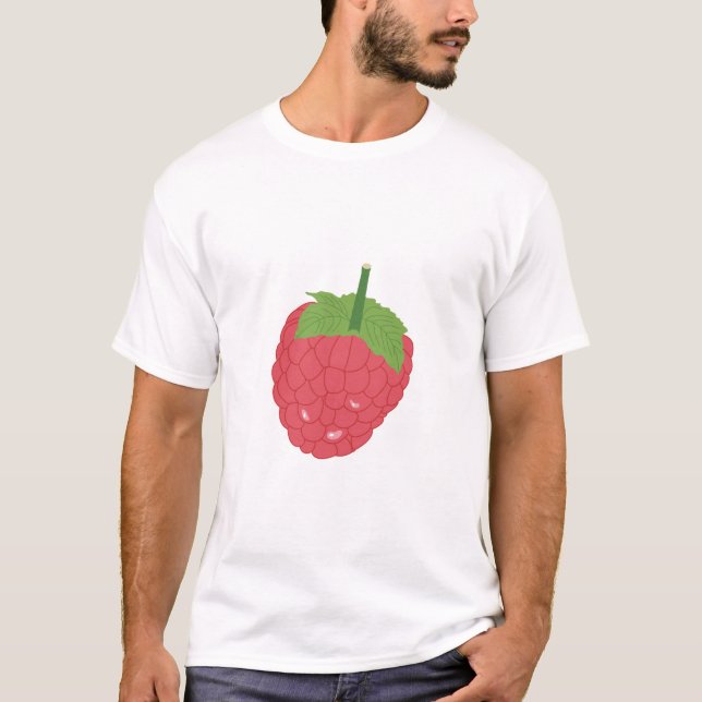 T-shirt Conception des fruits de framboise (Devant)