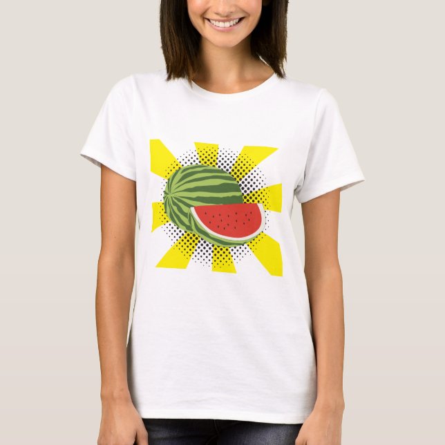 T-shirt Conception des fruits de pastèque (Devant)