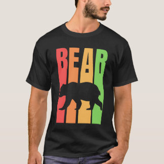 T-shirt Conception des lettres étendues Vintages