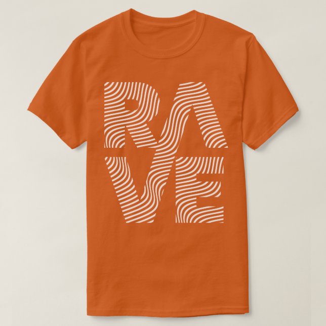 T-shirt Conception des lignes de rave (Design devant)