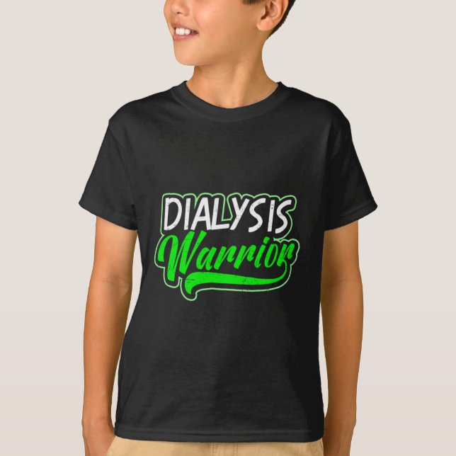 T-shirt Conception des maladies du rein Dialyse Guerrier C (Devant)