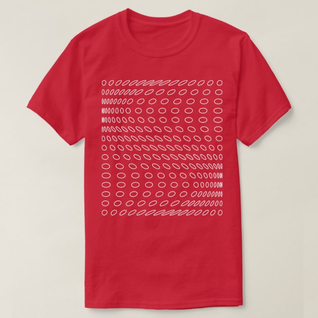 T-shirt conception des points d'opart (Design devant)