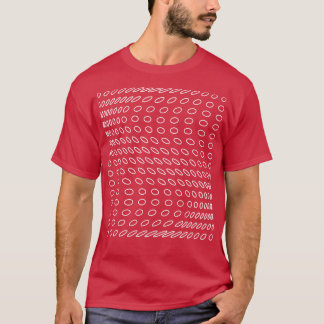T-shirt conception des points d'opart