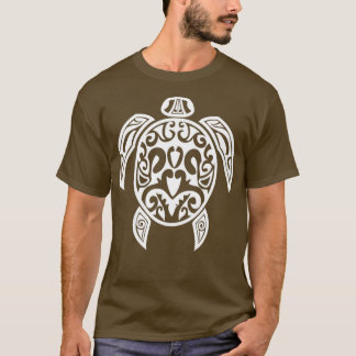 T-shirt Conception des tortues tribales