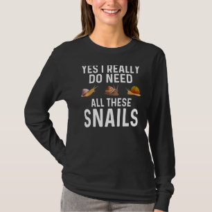 T-shirt Conception D'Escargots Pour Hommes Femmes Gastropo