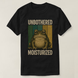 T-shirt Conception d'esthétique rétro de grenouille vintag