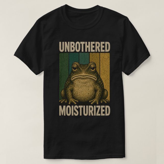 T-shirt Conception d'esthétique rétro de grenouille vintag (Design devant)