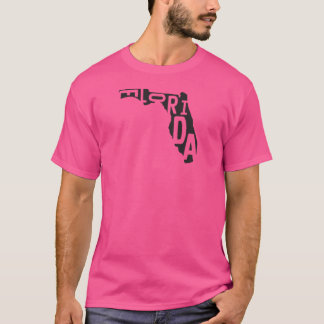 T-shirt Conception d'État de Floride Floride vintage lettr