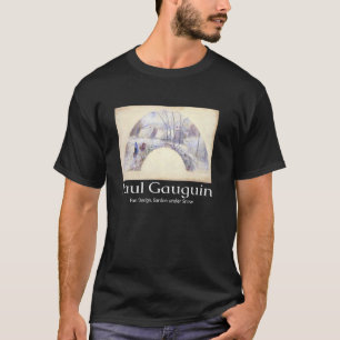 T-shirt Conception d'éventail Jardin sous la neige Paul Ga