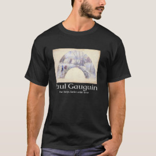 T-shirt Conception d'éventail Jardin sous la neige Paul Ga